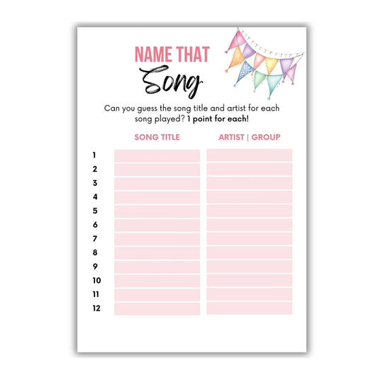 Name That Song Party Game - Simplify Create Inspire