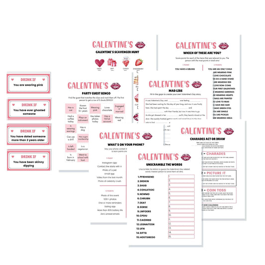 Galentines Day Party Games Bundle - Simplify Create Inspire