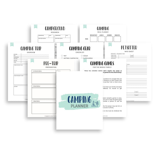 Camping Trip Planner - Simplify Create Inspire