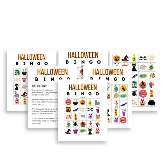 Halloween Bingo Game - Simplify Create Inspire