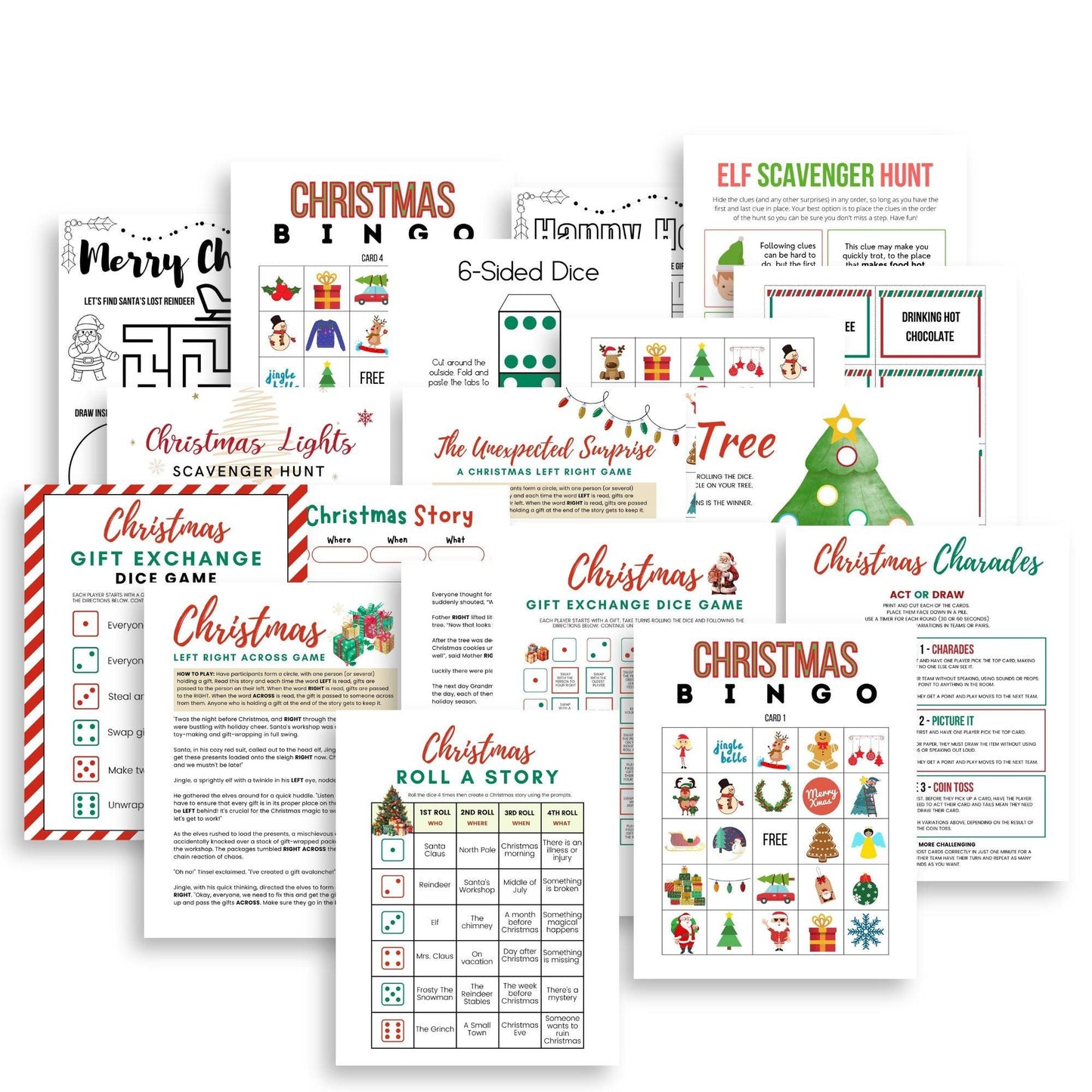 Christmas Party Game Bundle - Simplify Create Inspire