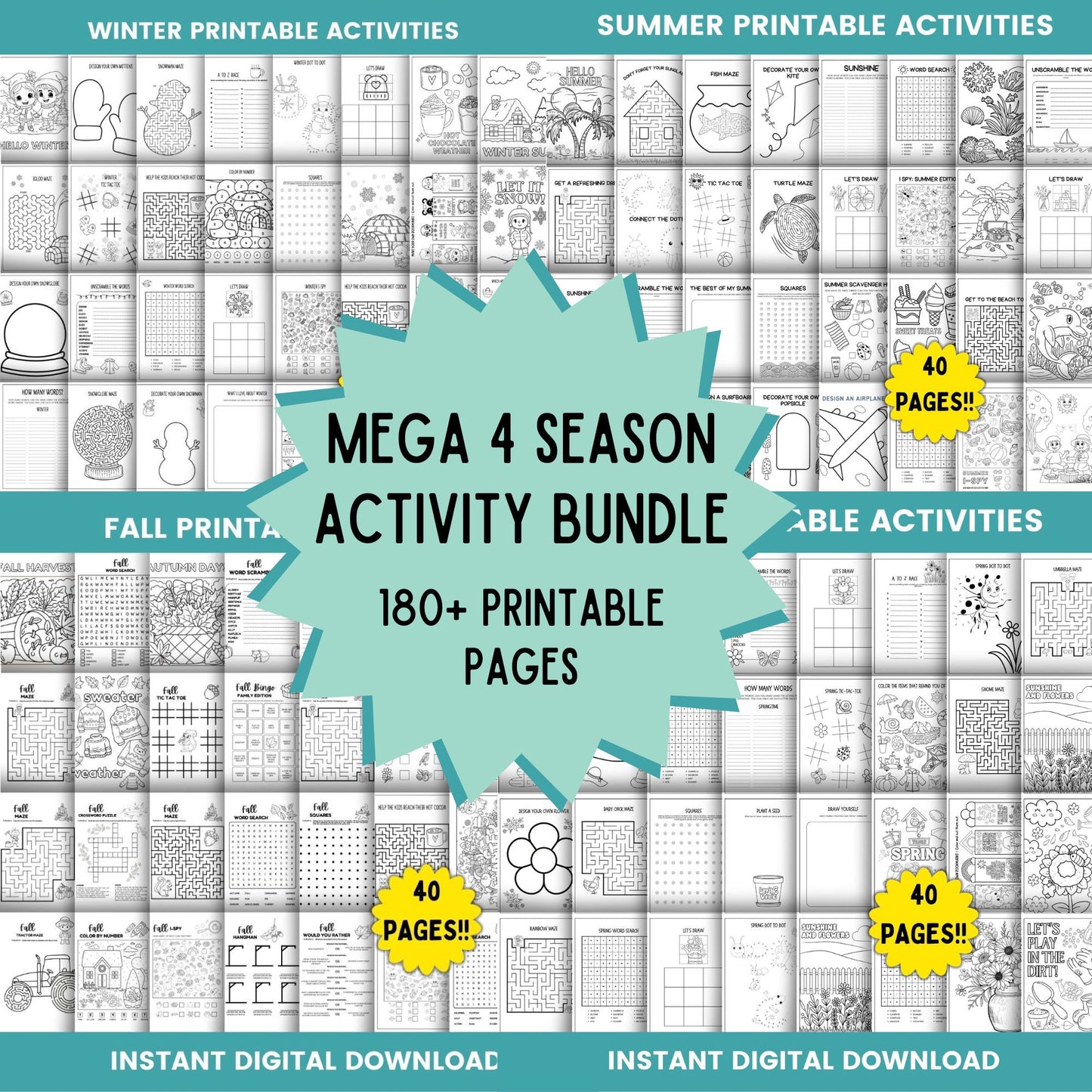 Four Seasons Activity Bundle