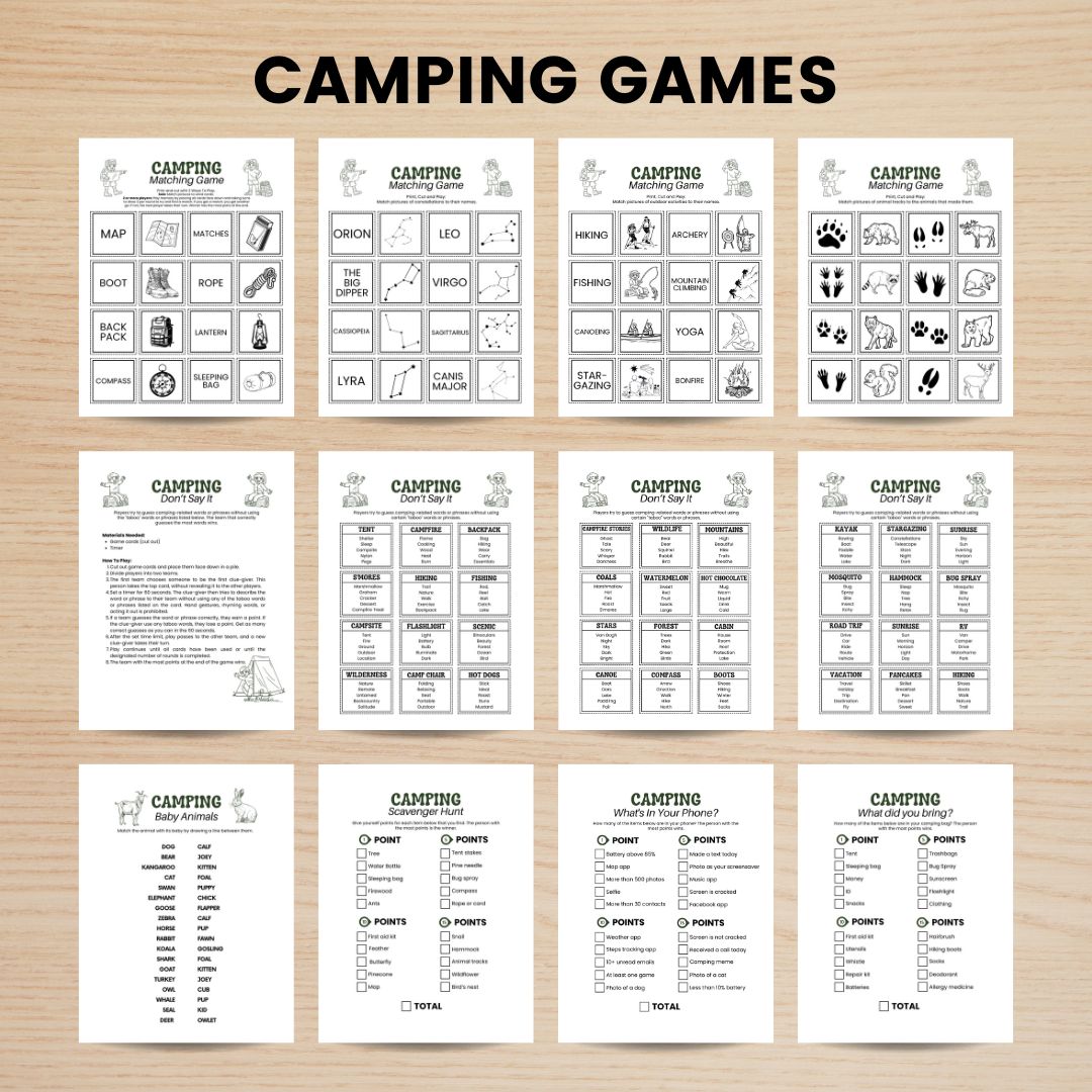 Camping Games Bundle