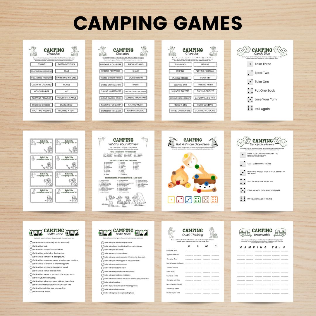 Camping Games Bundle