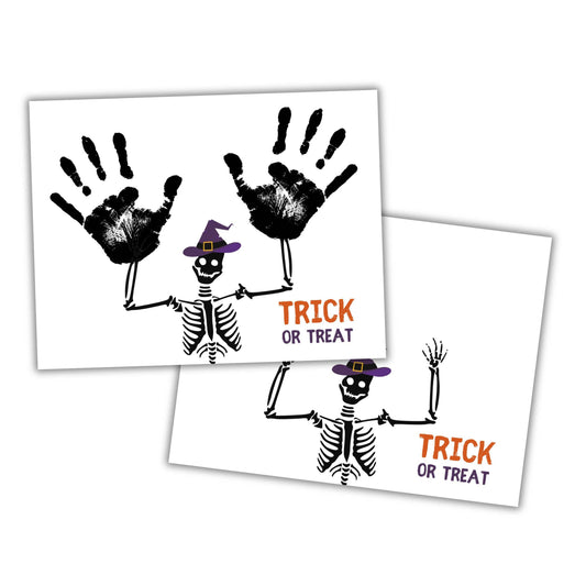 Skeleton Halloween Handprint Craft