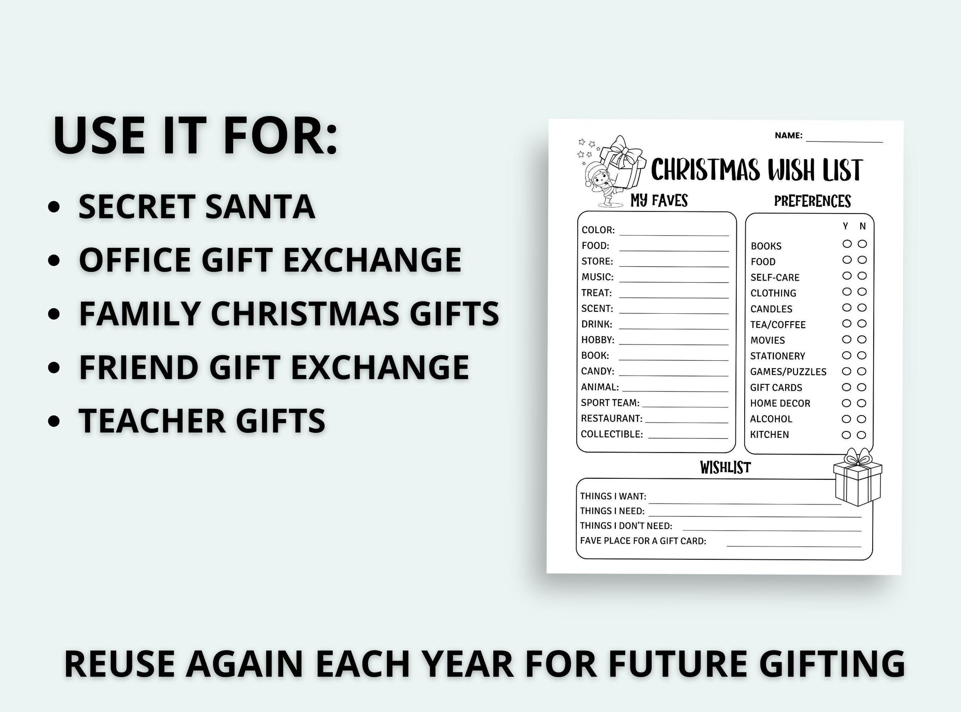 Secret Santa Survey