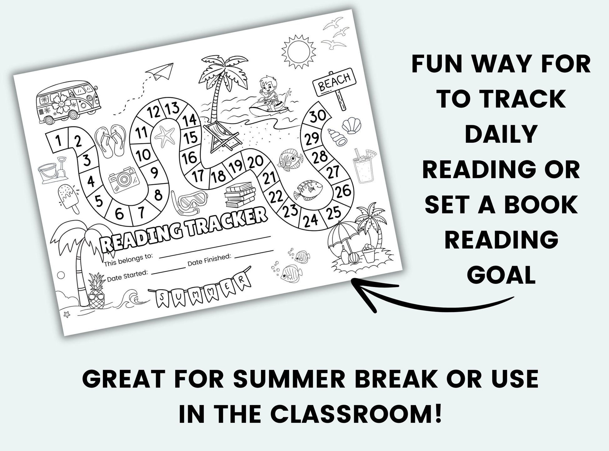 Summer Reading Challenge Tracker