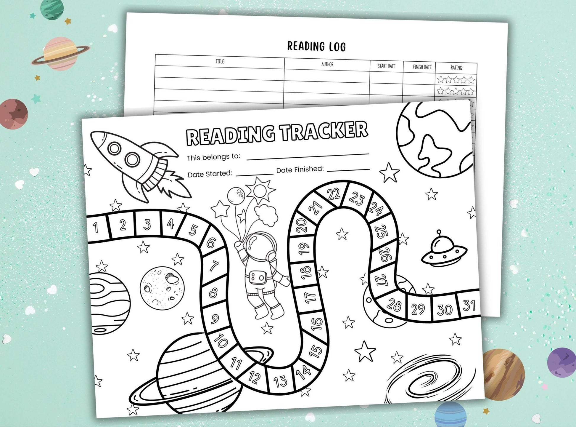 Space Reading Challenge Tracker