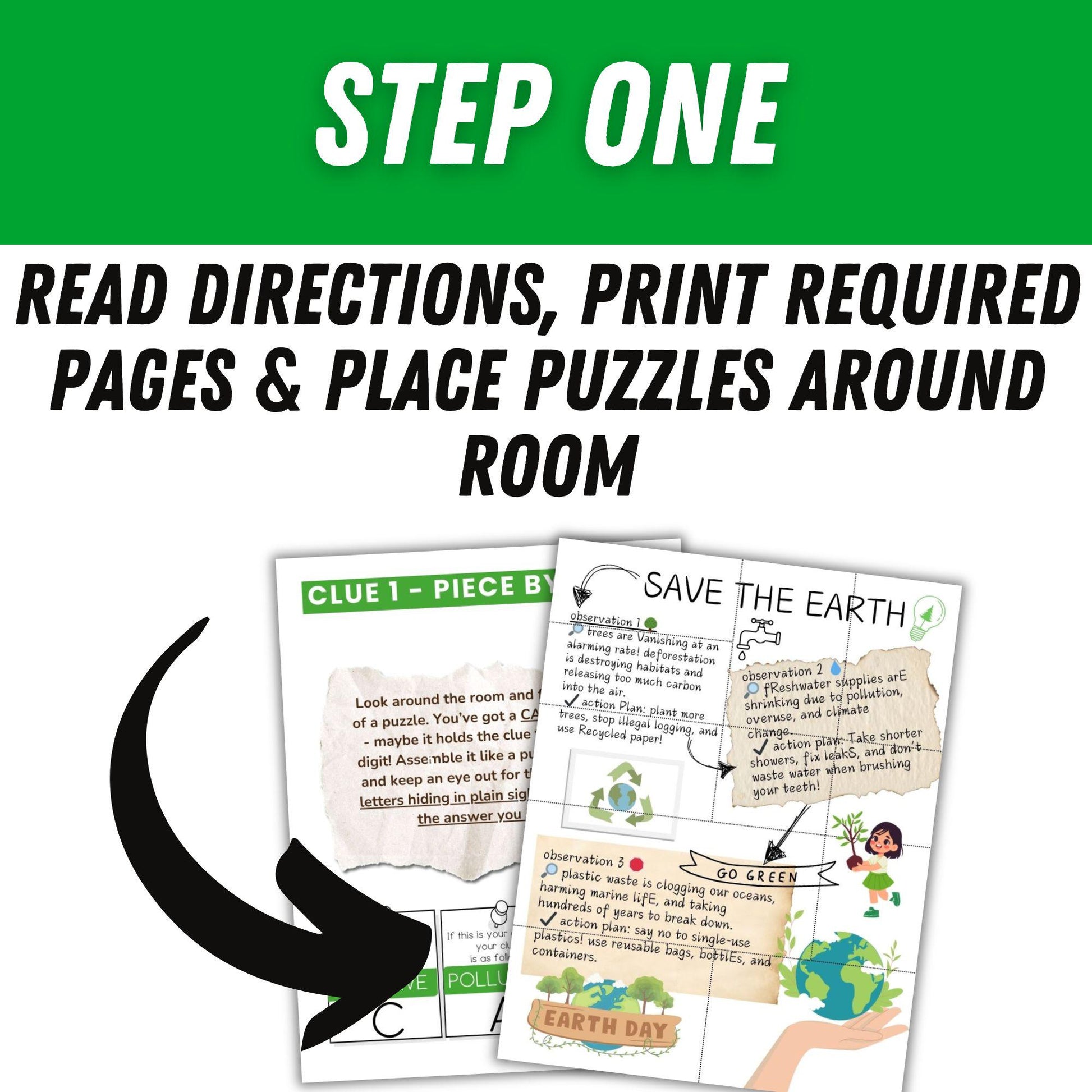 Earth Day Escape Room