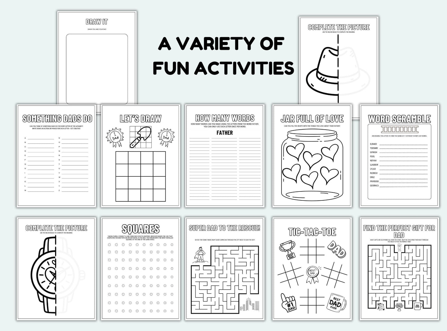 4th Of July Activity Book