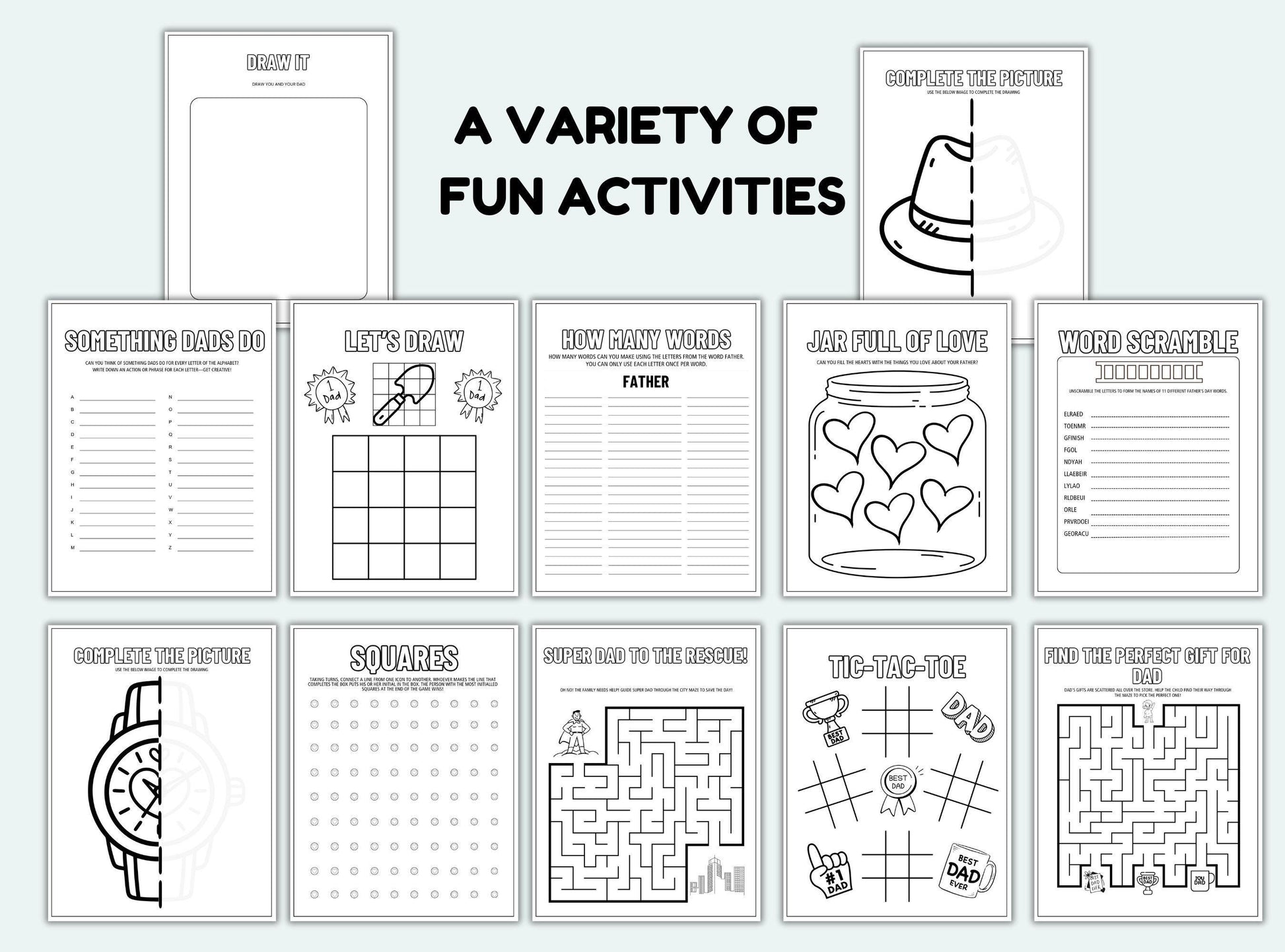 4th Of July Activity Book