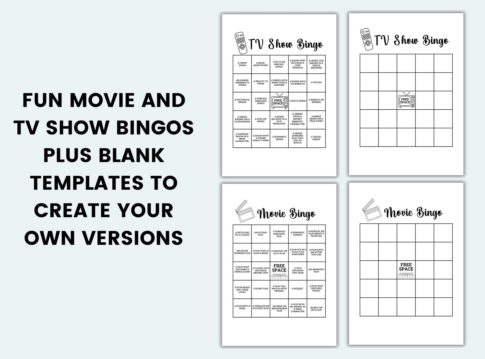 Movie Journal Bundle