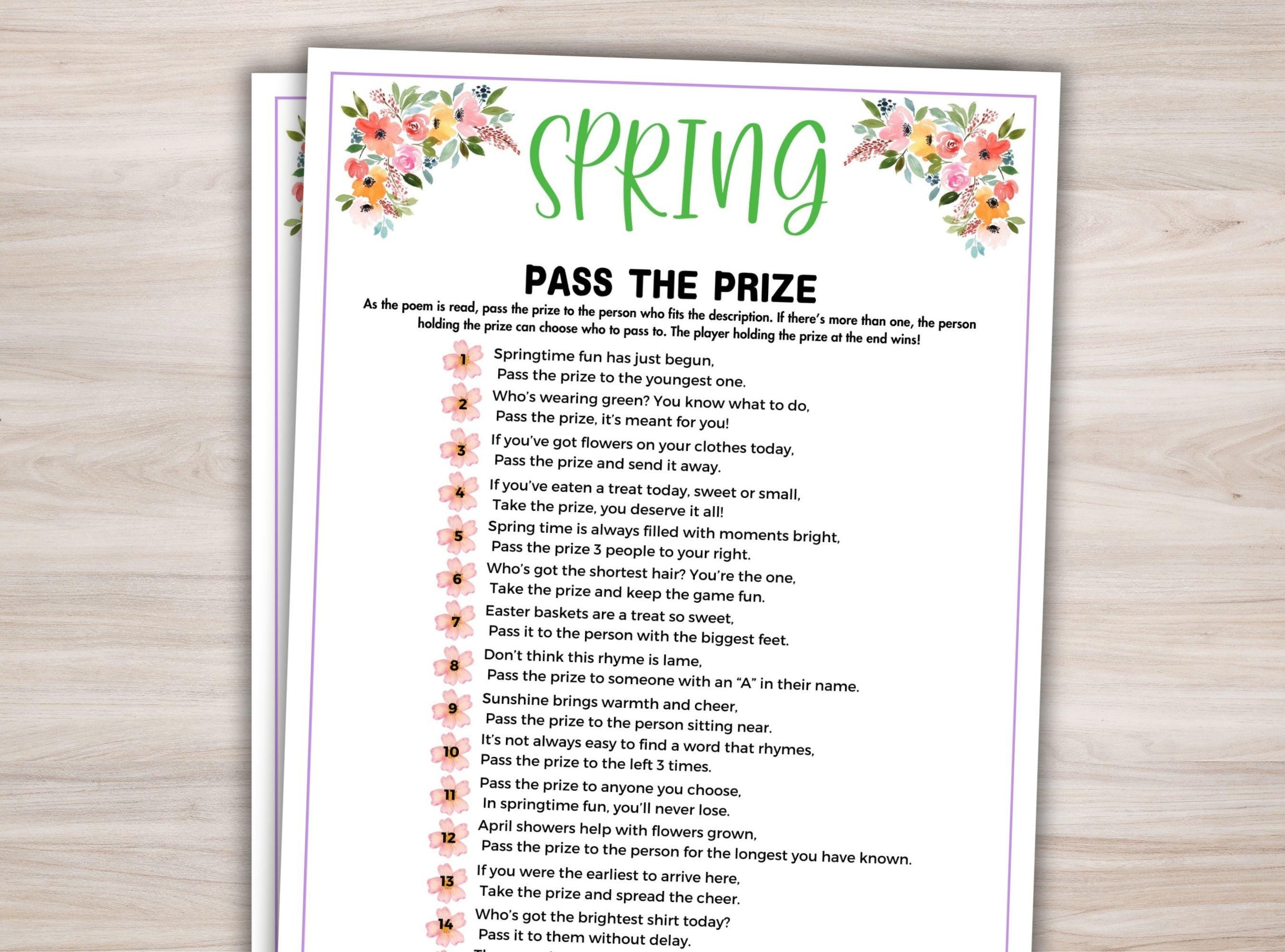 Spring Pass Spring Pass The Prize – Simplify Create Inspire