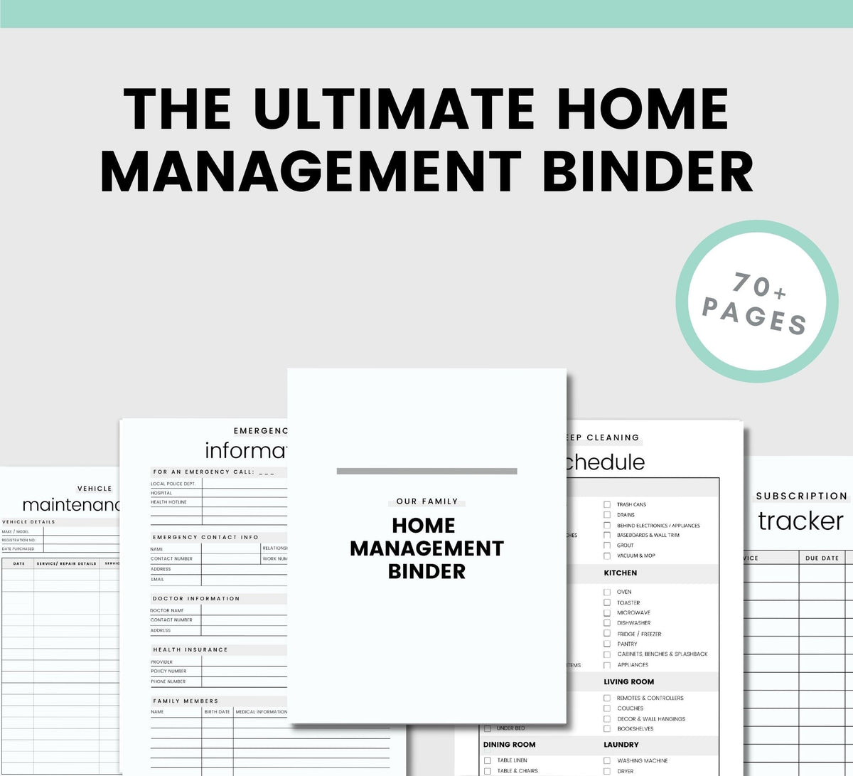 Simplify My Life Home Management Binder Kit – Simplify Create Inspire