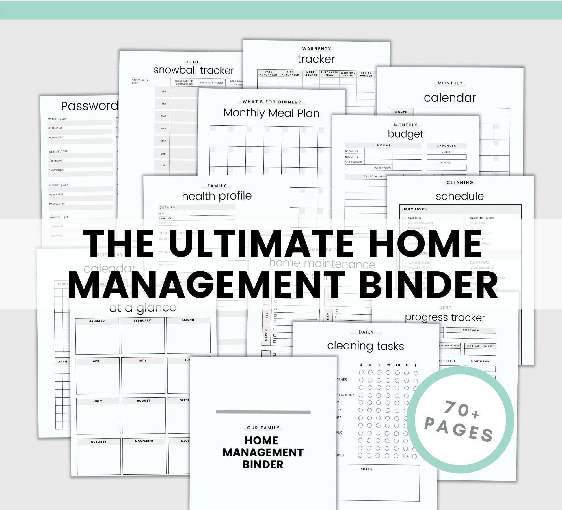 Simplify My Life Home Management Binder Kit - Simplify Create Inspire