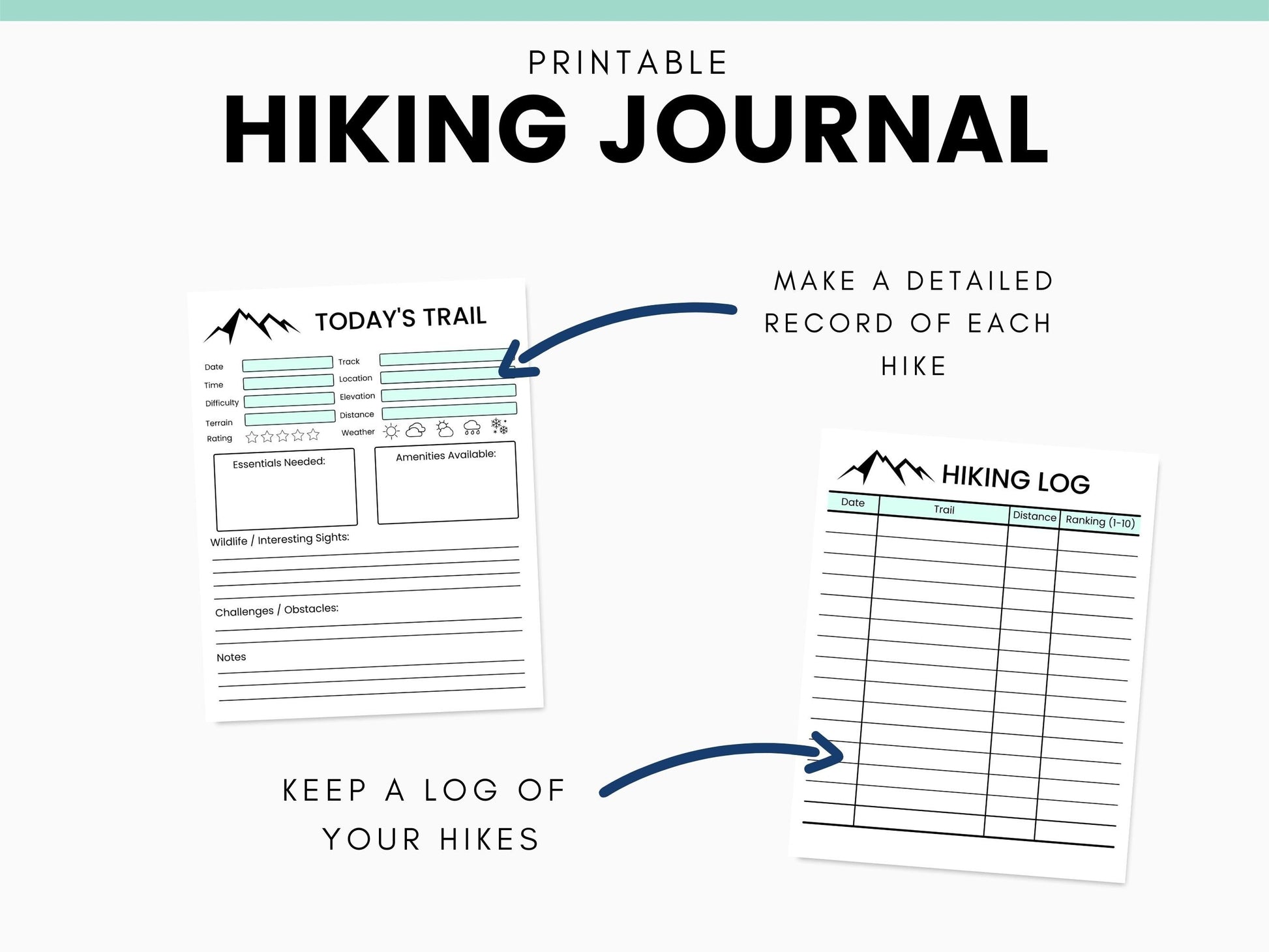 Hiking Journal - Simplify Create Inspire