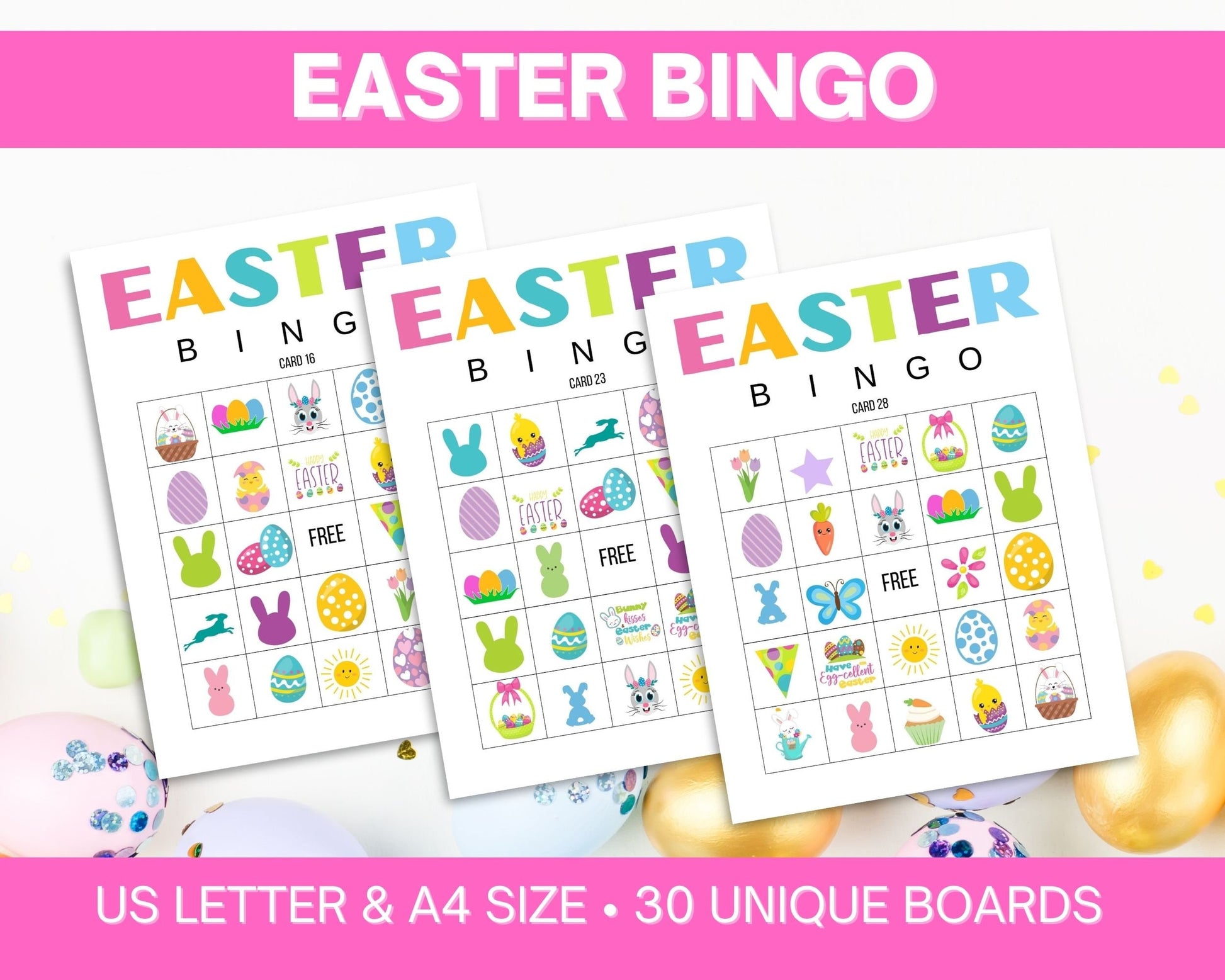 Easter Bingo Game - Simplify Create Inspire