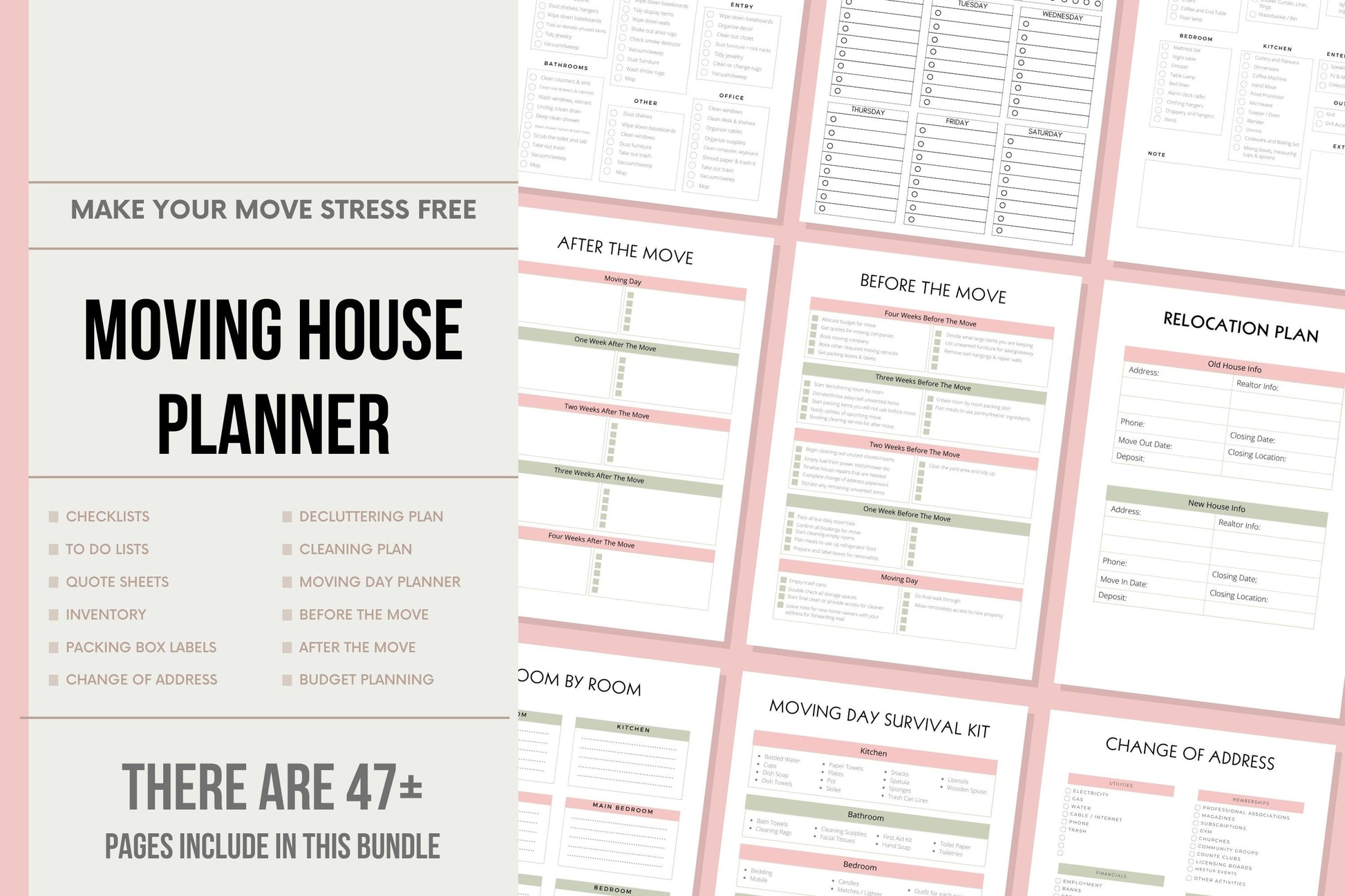 Moving House Planner - Simplify Create Inspire