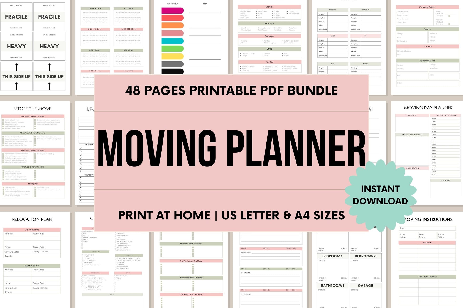 Moving House Planner - Simplify Create Inspire