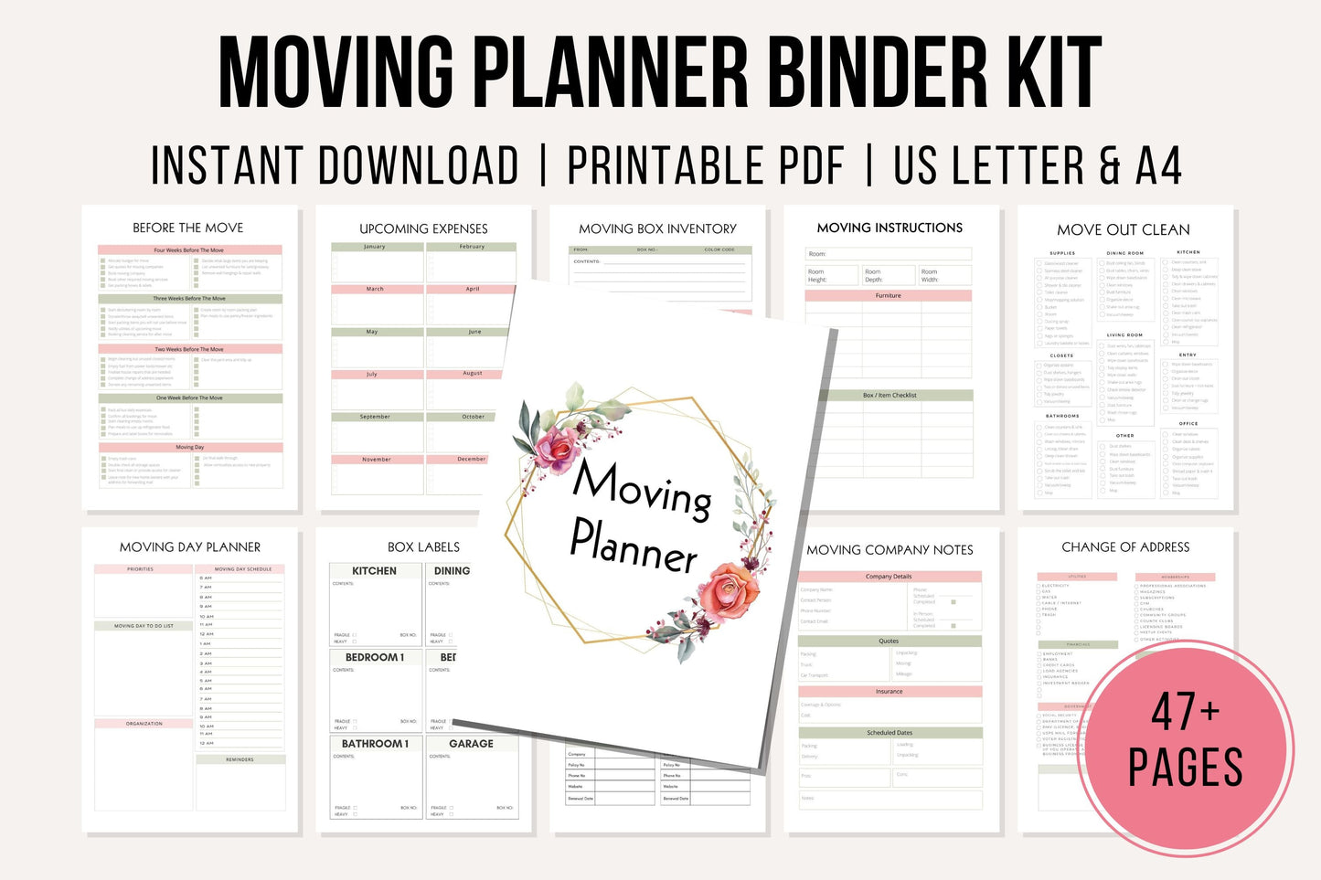 Moving House Planner - Simplify Create Inspire