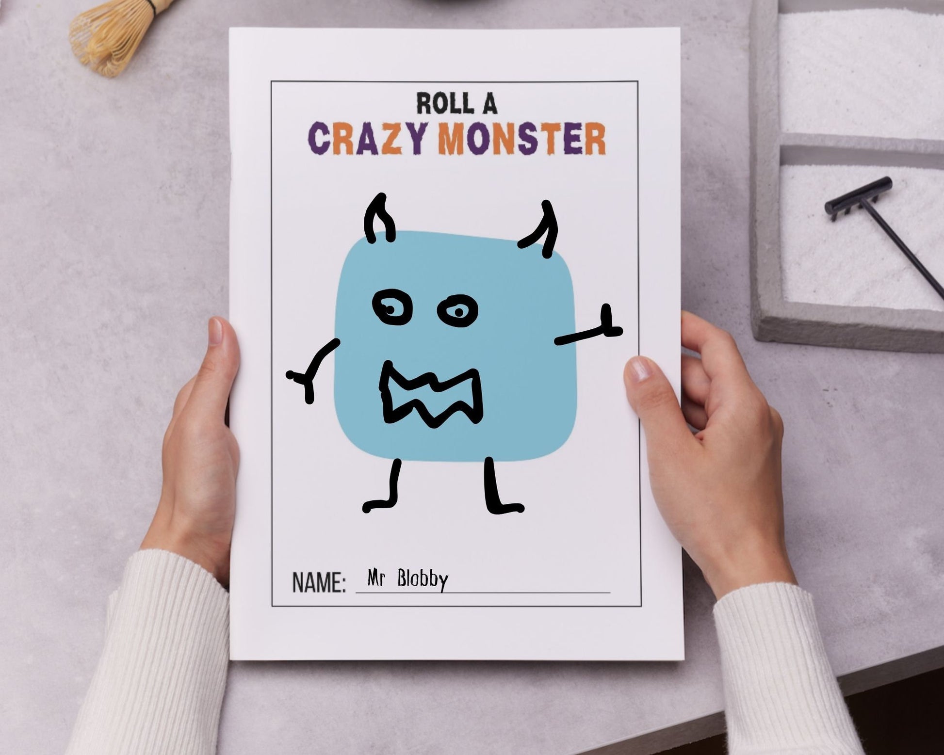 Halloween Roll A Monster Dice Game - Simplify Create Inspire