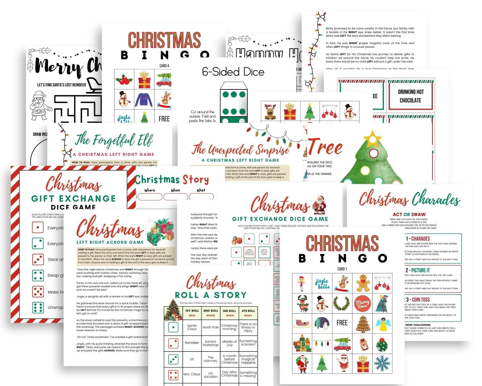 Christmas Party Game Bundle - Simplify Create Inspire