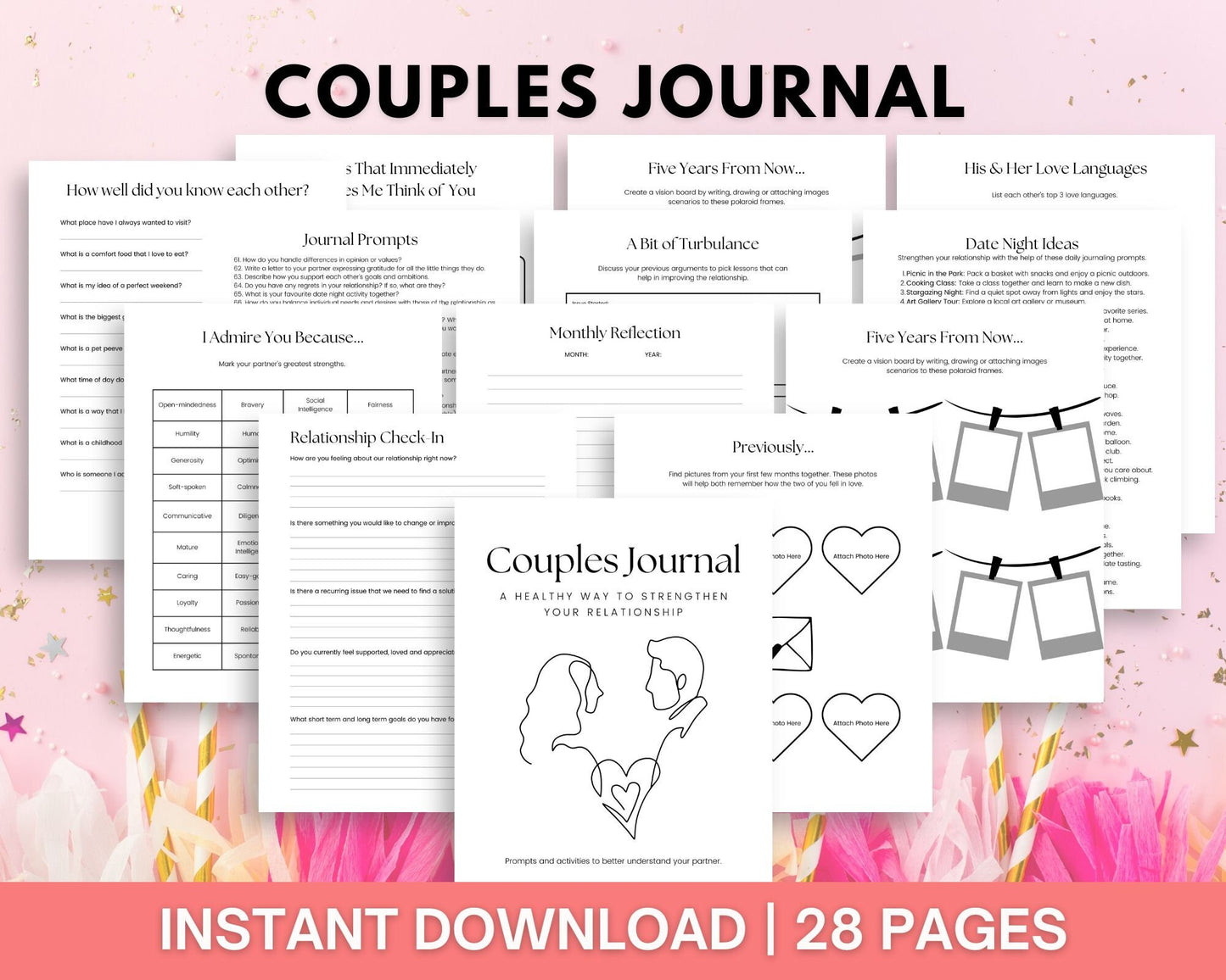 Couple Journal - Simplify Create Inspire