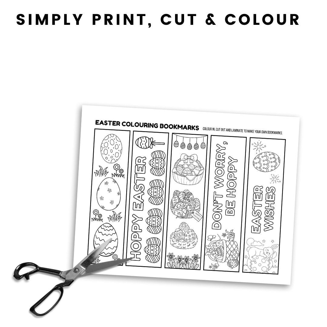 Easter Colour In Bookmarks - Simplify Create Inspire