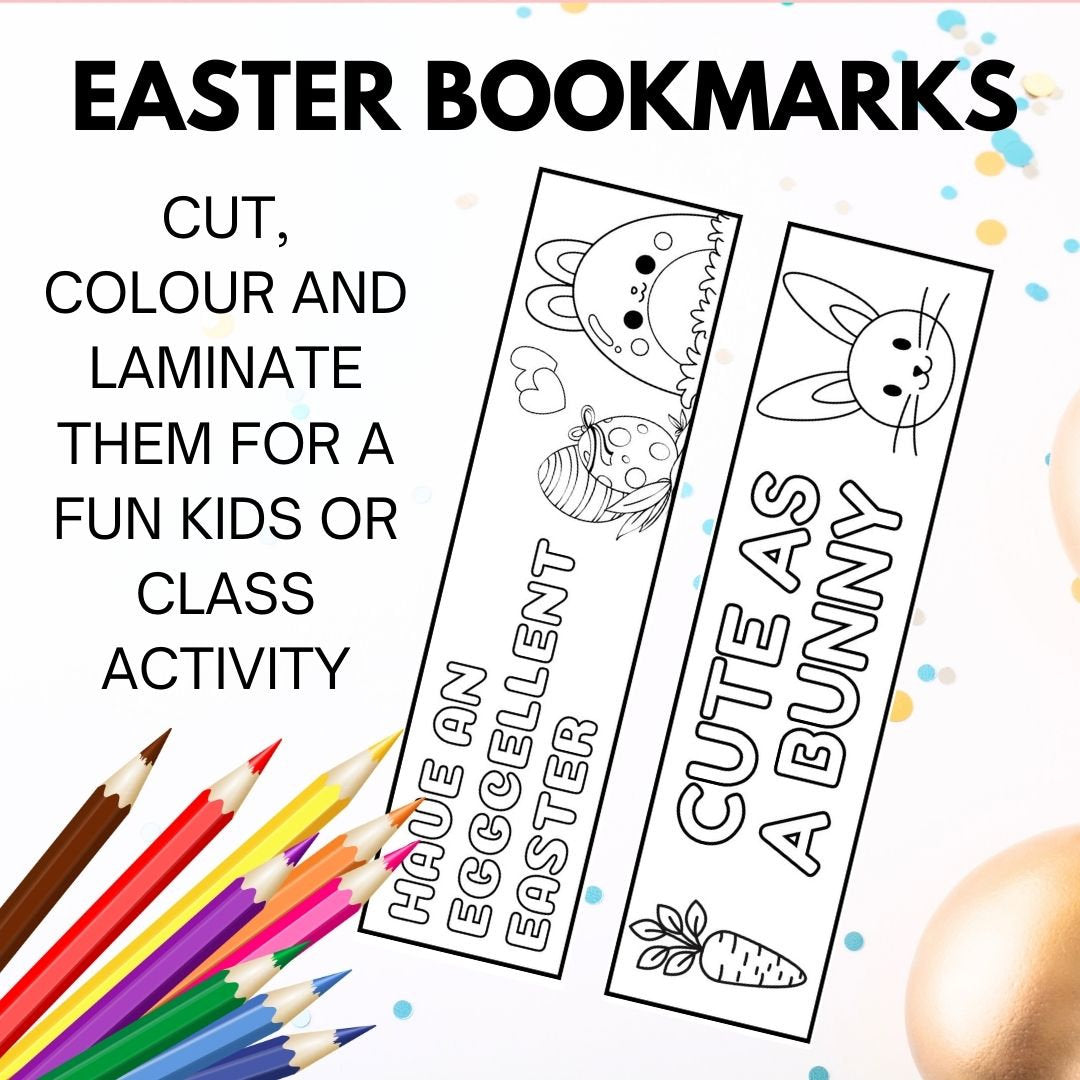 Easter Colour In Bookmarks - Simplify Create Inspire