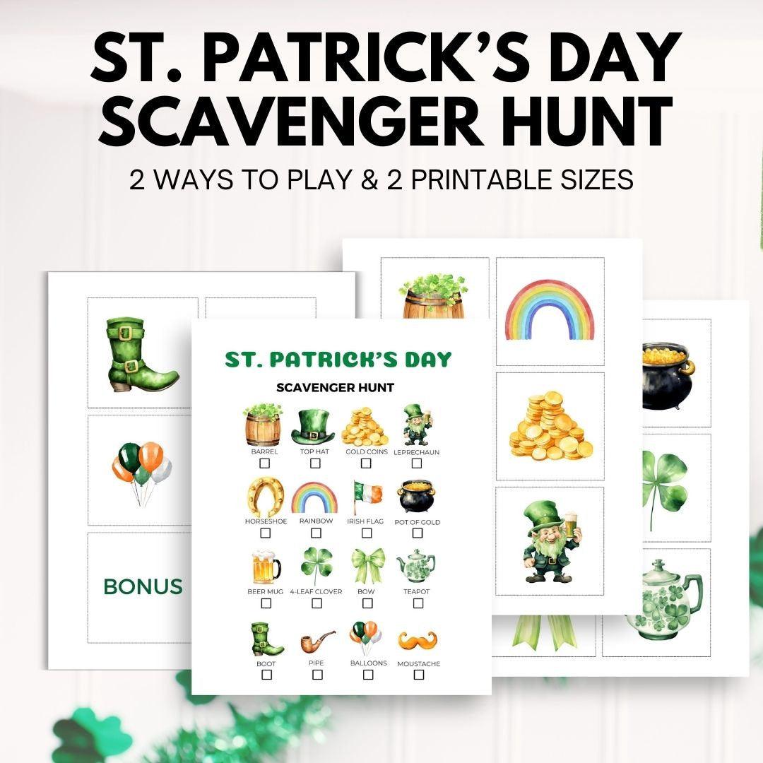 St Patrick's Day Scavenger Hunt - Simplify Create Inspire